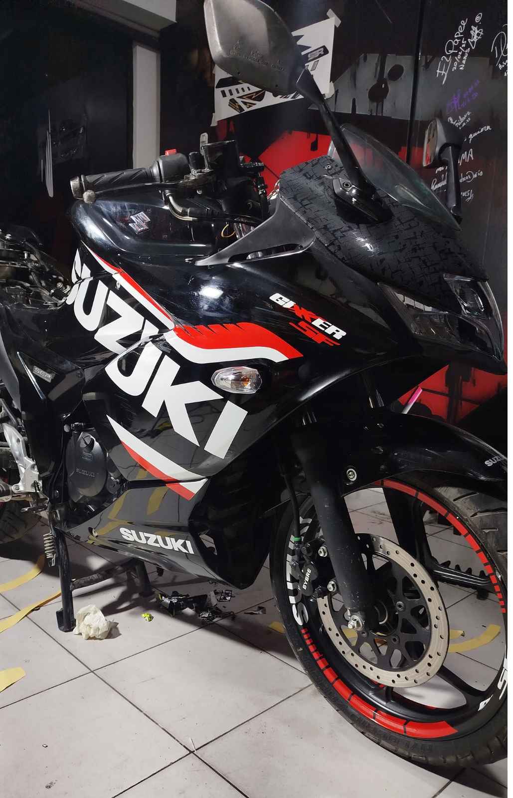 Trabajo realizado en el taller Tu Moto